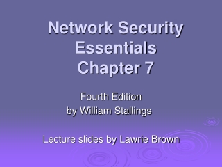 Network Security Essentials Chapter 7