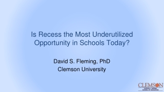 Is Recess the Most Underutilized Opportunity in Schools Today?