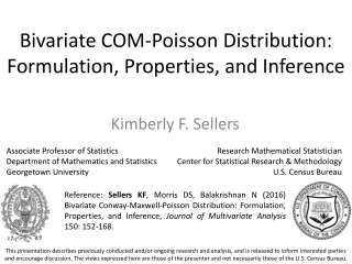 Bivariate COM-Poisson Distribution: Formulation , Properties, and Inference