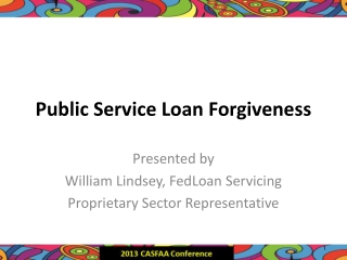 Public Service Loan Forgiveness