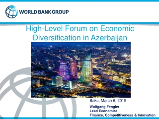 High-Level Forum on Economic Diversification in Azerbaijan