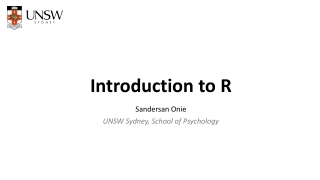 Introduction to R