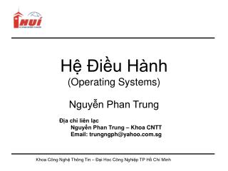 Hệ Điều Hành (Operating Systems)