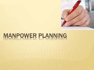 MANPOWER PLANNING