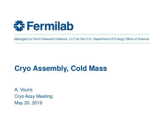 Cryo Assembly, Cold Mass