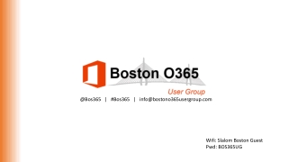 @Bos365 | #Bos365 | info@bostono365usergroup