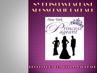 NY Princess Pageant Sponsorship Package