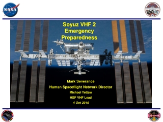 Soyuz VHF 2 Emergency Preparedness