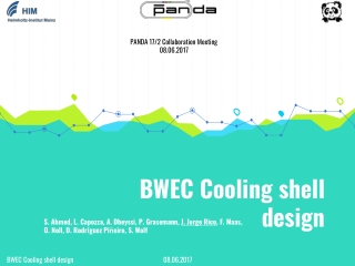 BWEC Cooling shell design