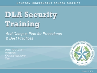 DLA Security Training
