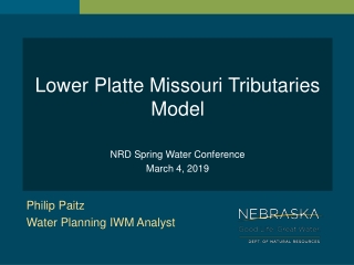 Lower Platte Missouri Tributaries Model