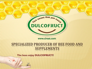 Specialized producer of bee food and supplements