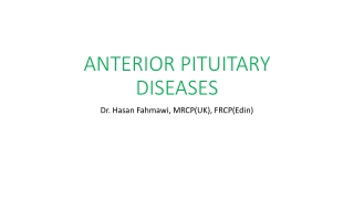 ANTERIOR PITUITARY DISEASES