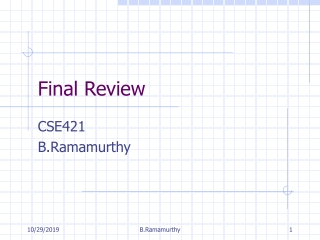 Final Review