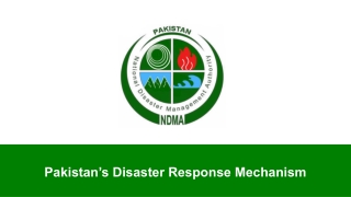 Pakistan’s Disaster Response Mechanism