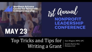 Top Tricks and Tips for Writing a Grant