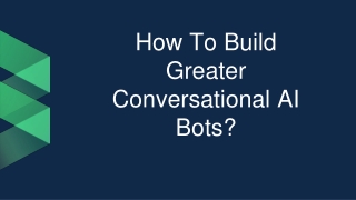 Conversational AI Platform for Enterprises