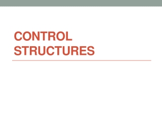 Control Structures