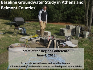 Baseline Groundwater Study in Athens and Belmont Counties