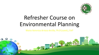 Refresher Course on Environmental Planning