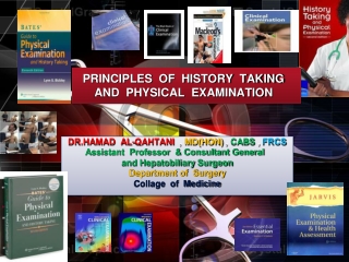 PRINCIPLES OF HISTORY TAKING AND PHYSICAL EXAMINATION