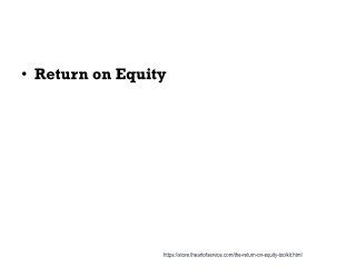 Return on Equity