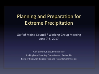 Cliff Sinnott, Executive Director Rockingham Planning Commission - Exeter , NH