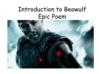 Introduction to Beowulf Epic Poem