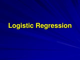 Logistic Regression