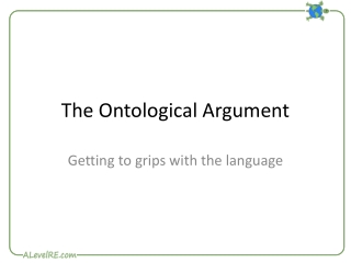 The Ontological Argument