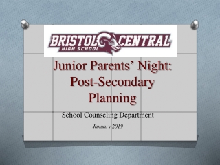 Junior Parents’ Night: Post-Secondary Planning
