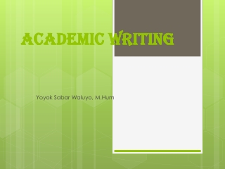 Academic Writing