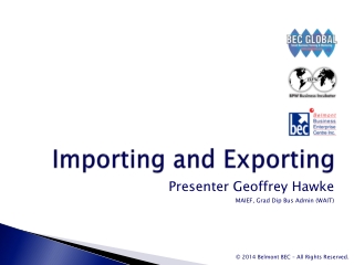 Importing and Exporting