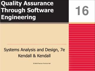 Quality Assurance Through Software Engineering