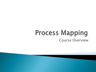 Process Mapping