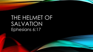 The helmet of salvation