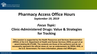 Pharmacy Access Office Hours