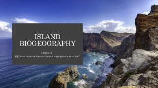 Island Biogeography