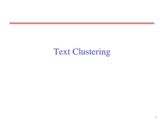 Text Clustering