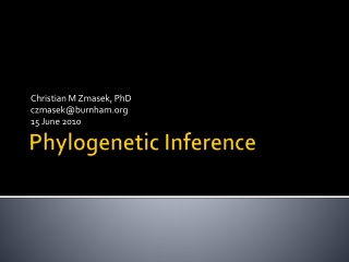 Phylogenetic Inference