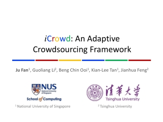 i C r o w d : An Adaptive Crowdsourcing Framework