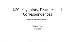 K FC: Keypoints , Features and Correspondences