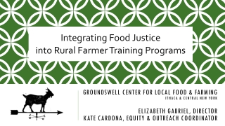 Integrating Food Justice into Rural Farmer Training Programs