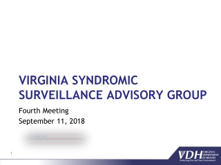 Virginia Syndromic surveillance Advisory Group