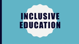 Inclusive Education