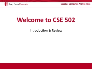 Welcome to CSE 502