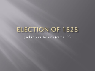 Election of 1828