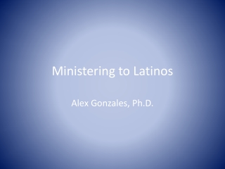 Ministering to Latinos