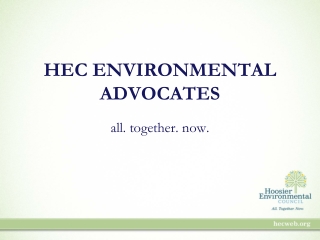 HEC ENVIRONMENTAL ADVOCATES