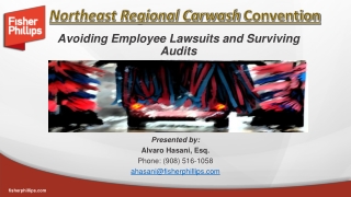 Avoiding Employee Lawsuits and Surviving Audits